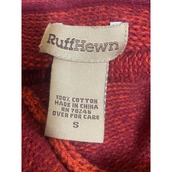 Ruffhewn ladies zipper front rust hoodie cardigan pockets Small fall - Picture 7 of 12